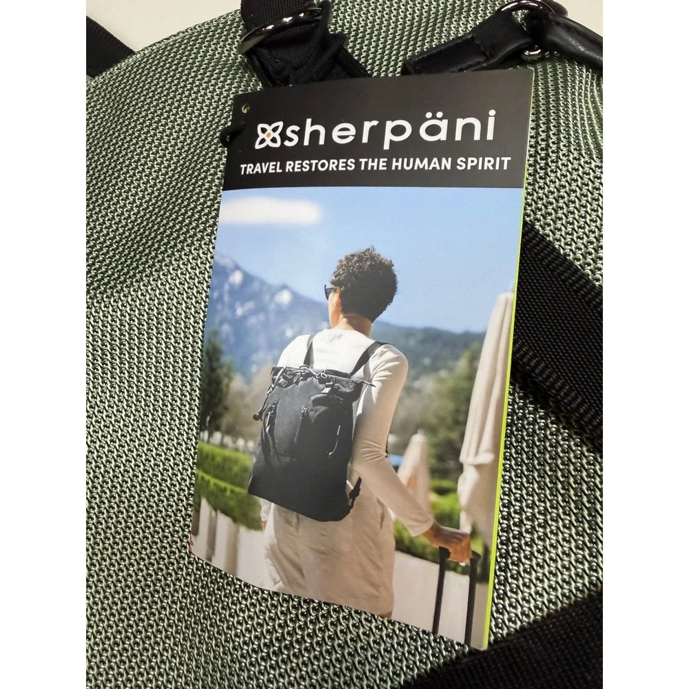 Sherpani‎ Tempest AT Convertible Backpack Tote Bag Aloe Mist Water Resistant NEW
